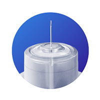 Contoured pen needle base